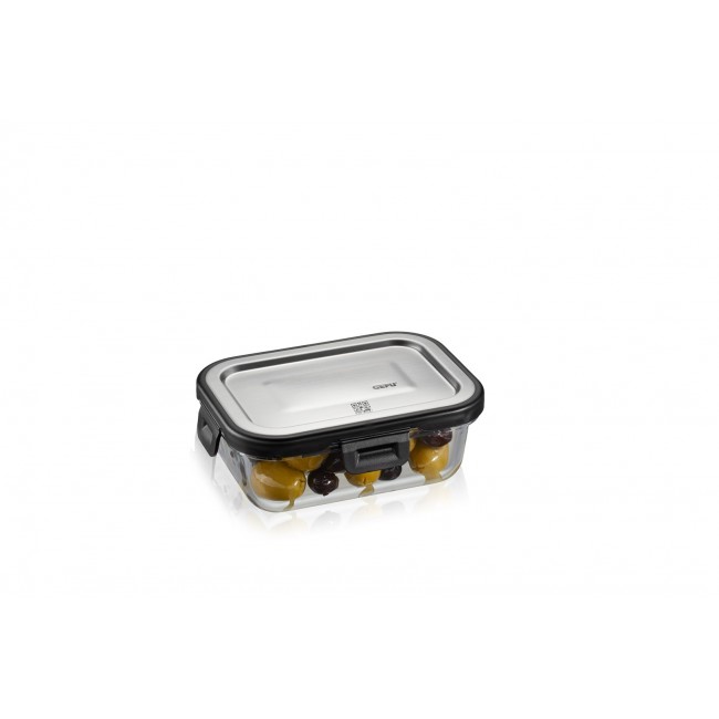 Set of 3 rectangular glass containers Gefu Milo G -12799