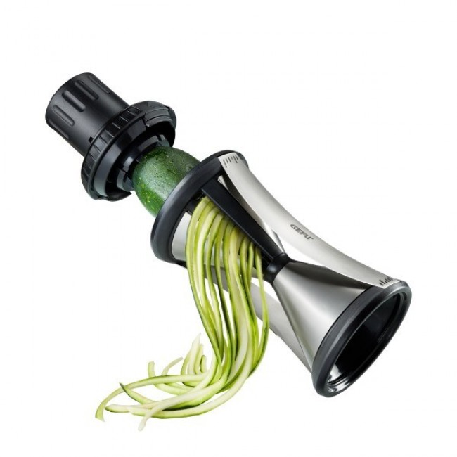 GEFU SPIRELLI XL slicer Manual Black, Stainless steel Plastic, Stainless steel GEFU SPIRELLI XL slicer Manual Black, Stainless steel Plastic, Stainless steel