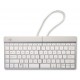 R-Go Tools Ergonomic keyboard R-Go Split Break with break software, ergonomic split keyboard, QWERTY (UK), Bluetooth, white