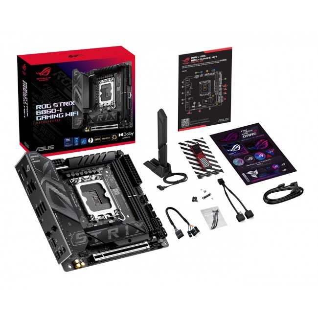 ASUS ROG STRIX B860-I GAMING WIFI Intel B860 LGA 1851 (Socket V1) mini ITX ASUS ROG STRIX B860-I GAMING WIFI Intel B860 LGA 1851 (Socket V1) mini ITX
