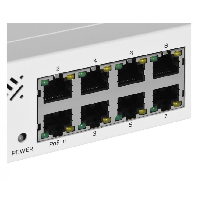 Mikrotik CSS610-8G-2S+IN network switch Gigabit Ethernet (10/100/1000) Power over Ethernet (PoE) White Mikrotik CSS610-8G-2S+IN network switch Gigabit Ethernet (10/100/1000) Power over Ethernet (PoE) White