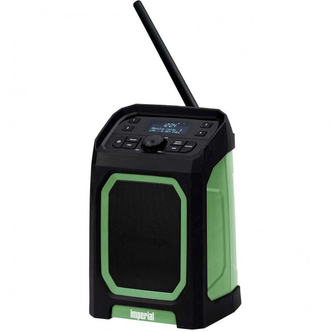 Imperial DABMAN OR 5 mobiele DAB+/FM buitenradio Portable Digital Black, Green