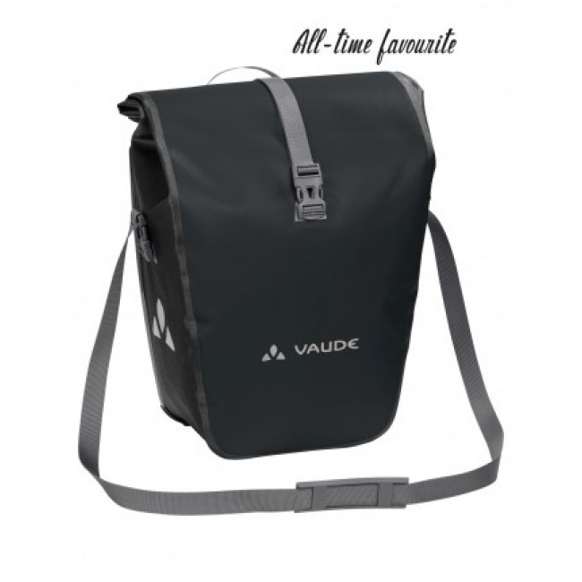 VAUDE Aqua Back Saddle Bicycle bag 48 L Fabric, Polyurethane Black