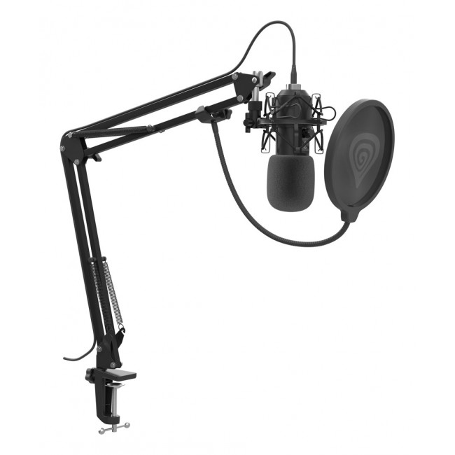 Microphone GENESIS Radium 400 G2 Black studio Microphone GENESIS Radium 400 G2 Black studio