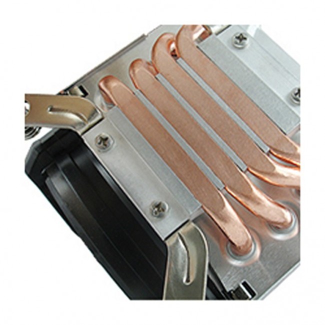 Inter-Tech K-17 Processor Cooler 9.2 cm Aluminium, Black