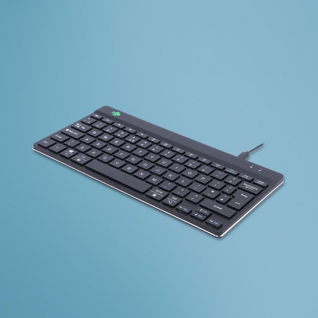 R-Go Tools Ergonomic keyboard R-Go Compact Break, compact keyboard with break software, QWERTY (UK), wired, black R-Go Tools Ergonomic keyboard R-Go Compact Break, compact keyboard with break software, QWERTY (UK), wired, black