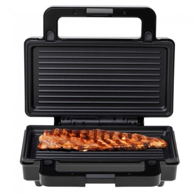 Adler CR 3074 Sandwich maker 2-in-1 Black, Stainless steel