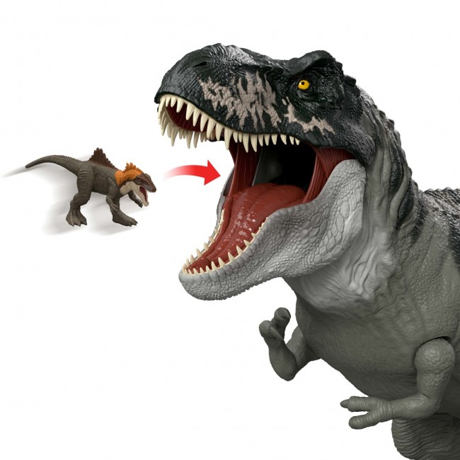 Jurassic World Rebirth Super Colossal Tyrannosaurus Rex Action Figure, T-Rex Dinosaur Movie Toy