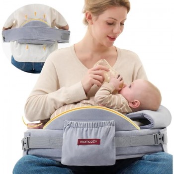 Momcozy CozyPro breastfeeding pillow, grey