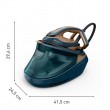 Tefal Pro Express Vision Max GV9920E0 steam ironing station Durilium AirGlide Autoclean soleplate Blue, Copper