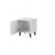 PAFOS bedside table 2 pcs. 45x40x51 cm white matt PAFOS bedside table 2 pcs. 45x40x51 cm white matt