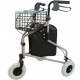 Ergonomic tricycle walker Barcelona RF-611 - Grey