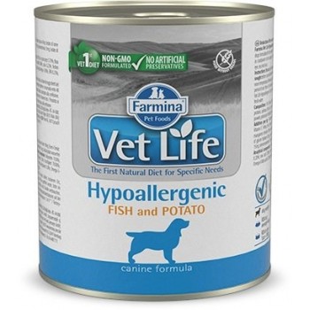 FARMINA Vet Life Canine Hypoallergenic Fish&Potato wet food for adult dogs 300 g
