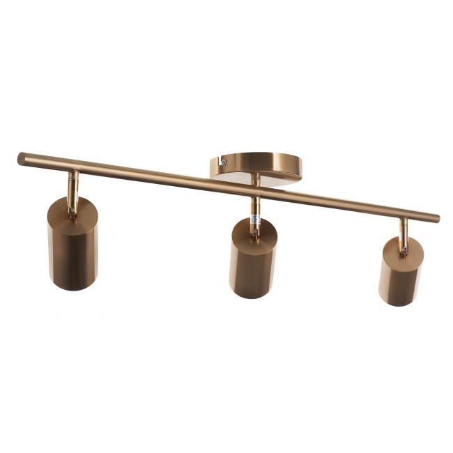 Activejet SPECTRA triple gold ceiling wall lamp strip spotlight GU10 for living room Activejet SPECTRA triple gold ceiling wall lamp strip spotlight GU10 for living room
