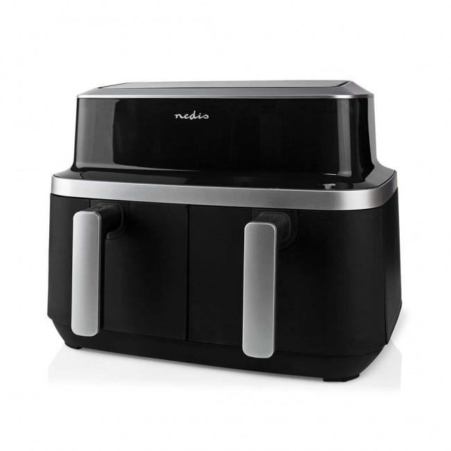 Nedis KAAF320BK fryer Double 4.2 L Stand-alone 2600 W Hot air fryer Black