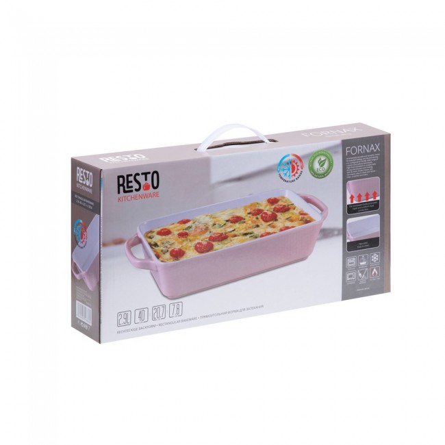 Resto Kitchenware 96122 baking dish 2.9 L Rectangular Ceramic Casserole baking dish