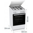 Gorenje GG5A14WJ Freestanding cooker Gas White Gorenje GG5A14WJ Freestanding cooker Gas White