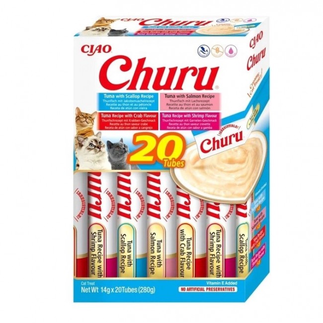 INABA Ciao Churu Box Tuna Mix - cat treats - 20 x 14g