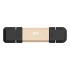 Silicon Power DS72 USB flash drive 500 GB USB Type-A / USB Type-C 3.2 Gen 2 (3.1 Gen 2) Gold