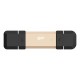 Silicon Power DS72 USB flash drive 500 GB USB Type-A / USB Type-C 3.2 Gen 2 (3.1 Gen 2) Gold