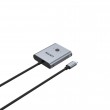 UNITEK D1078A interface hub USB 3.2 Gen 1 (3.1 Gen 1) Type-C Grey