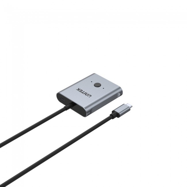 UNITEK D1078A interface hub USB 3.2 Gen 1 (3.1 Gen 1) Type-C Grey