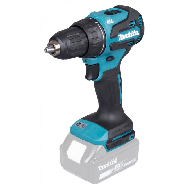 Makita DDF490Z drill 1900 RPM Keyless 1.7 kg Blue, Black
