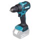 Makita DDF490Z drill 1900 RPM Keyless 1.7 kg Blue, Black