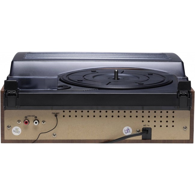 Denver VPR-190MK2 Retro Turntable with Radio and Built-in Speakers