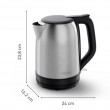 Tefal Subito KO5S0DE0 electric kettle 1.7 L 2400 W Black, Stainless steel Tefal Subito KO5S0DE0 electric kettle 1.7 L 2400 W Black, Stainless steel