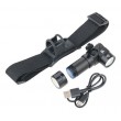 TROIKA ECO KNICKLICHT MICRO Black Hand flashlight + Headband flashlight SMD LED