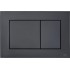 TECENOW TOILET PUSH PLATE MATTE BLACK