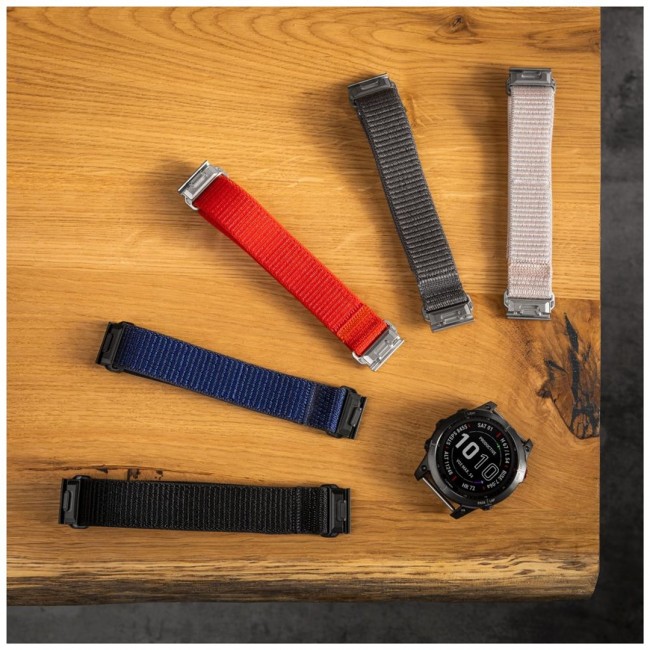 FIXED Nylon Sporty Strap for Garmin QuickFit 22mm, dark blue