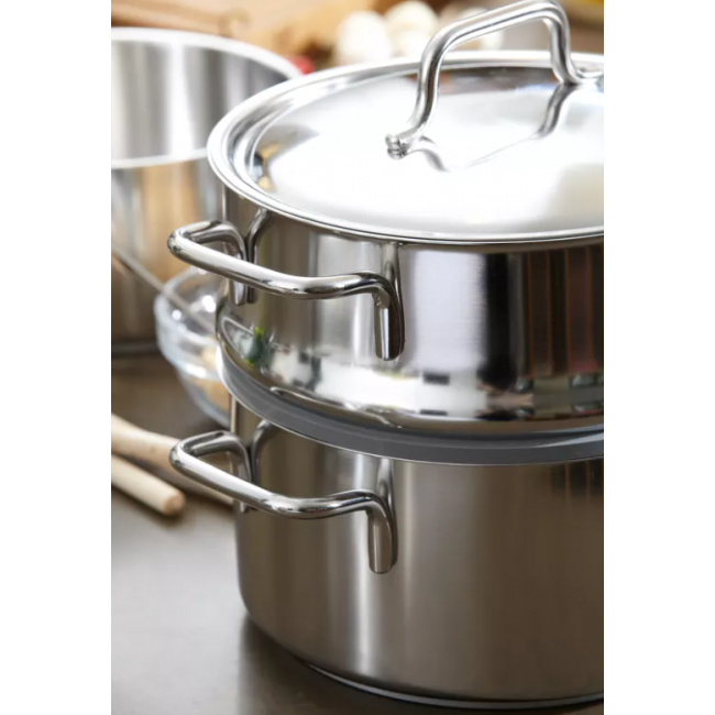 Demeyere APOLLO 7 40850-173-0 saucepan 8L Round Silver Demeyere APOLLO 7 40850-173-0 saucepan 8L Round Silver
