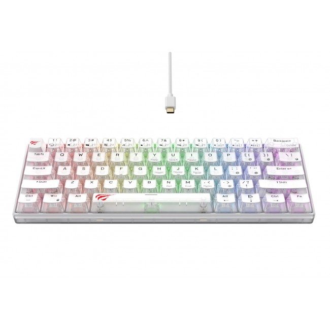 Havit KB903L - gaming keyboard (transparent white) Havit KB903L - gaming keyboard (transparent white)
