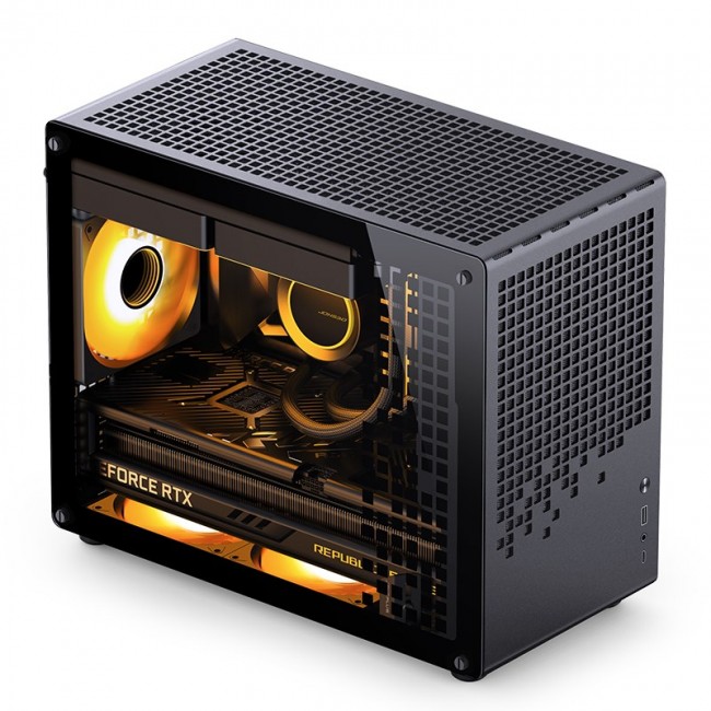 Jonsplus MATX Handle Case Z20 - black Jonsplus MATX Handle Case Z20 - black