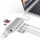 Satechi ST-TCMA2S laptop dock/port replicator USB 3.2 Gen 1 (3.1 Gen 1) Type-C Silver
