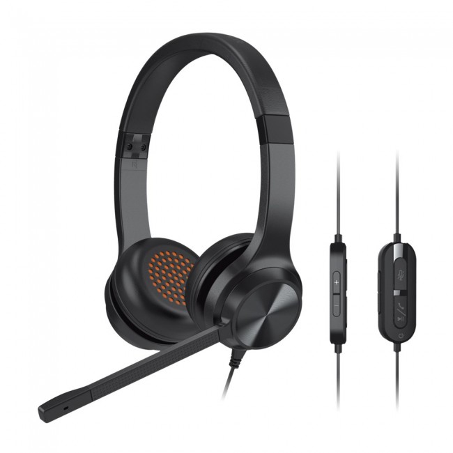 Creative Labs Chat USB Headset Wired Head-band Office/Call center USB Type-C Black