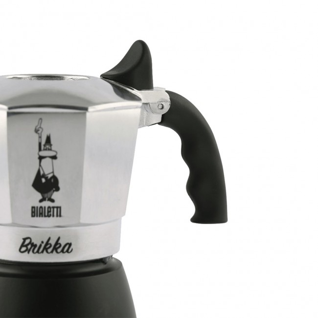 Bialetti Brikka Moka pot 0.1 L Black, Stainless steel Bialetti Brikka Moka pot 0.1 L Black, Stainless steel