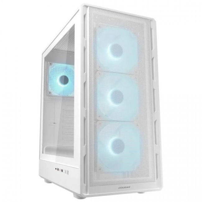 COUGAR Midi Tower Case Airface Pure PRO, ARGB, White