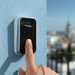 GreenBlue GB157 B Kinetic Battery-free Wireless Dorr Bell, Melodies, Black, Range up to 200m, IP44