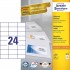 Avery 3474 self-adhesive label Rectangle Permanent White 2400 pc(s)