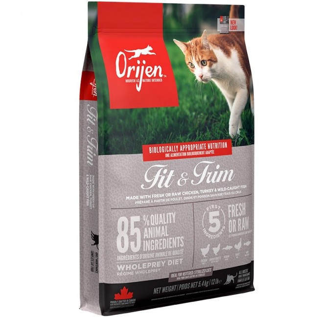 ORIJEN Fit & Trim Cat - dry cat food - 5,4kg