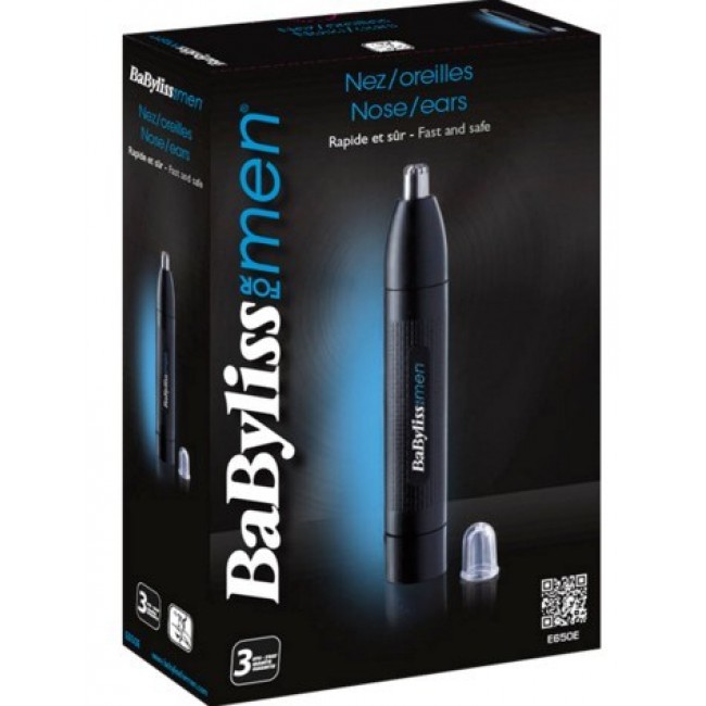 Nose and ear hair trimmer BaByliss E650E Black Nose and ear hair trimmer BaByliss E650E Black