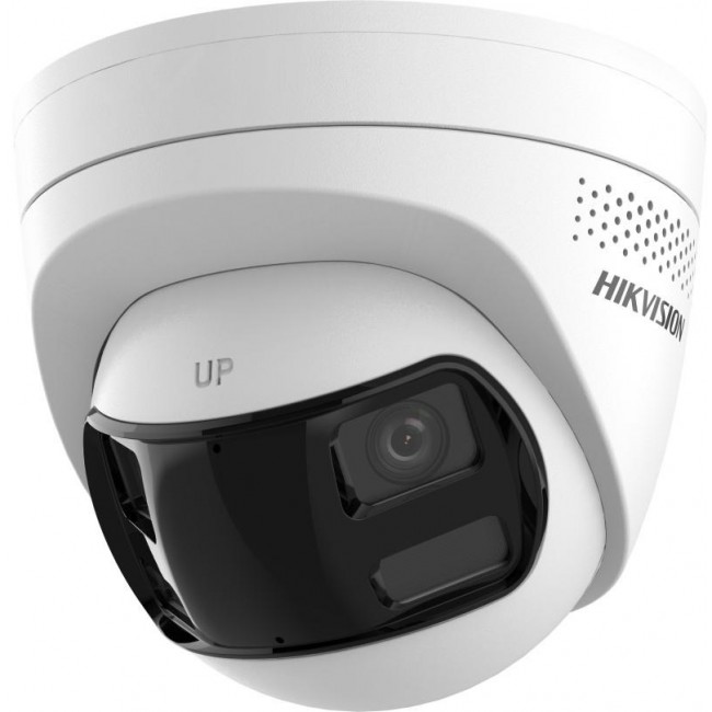 Hikvision Value Series 8 MP Dual Lens Stitched Wide Angle Smart Hybrid Light Fixed Turret Network Camera Hikvision Value Series 8 MP Dual Lens Stitched Wide Angle Smart Hybrid Light Fixed Turret Network Camera