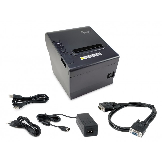 Equip 58/80mm Thermal POS Receipt Printer with Auto Cutter, USB/Ethernet/Serial/Cash Drawer connection