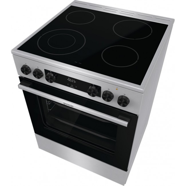 Gorenje GECS6C70XC cooker Freestanding cooker Electric Coil hob Stainless steel A