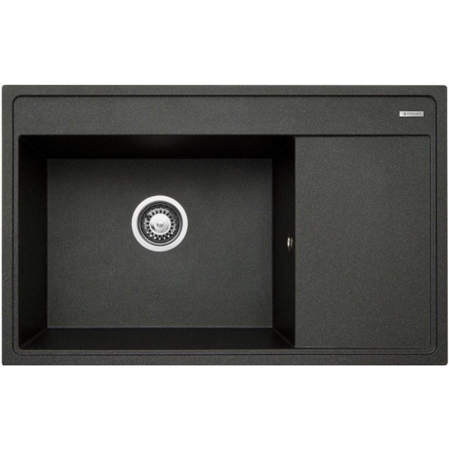 PYRAMIS CAMEA (79x50) 1B 1D L granite sink 070058501 carbon