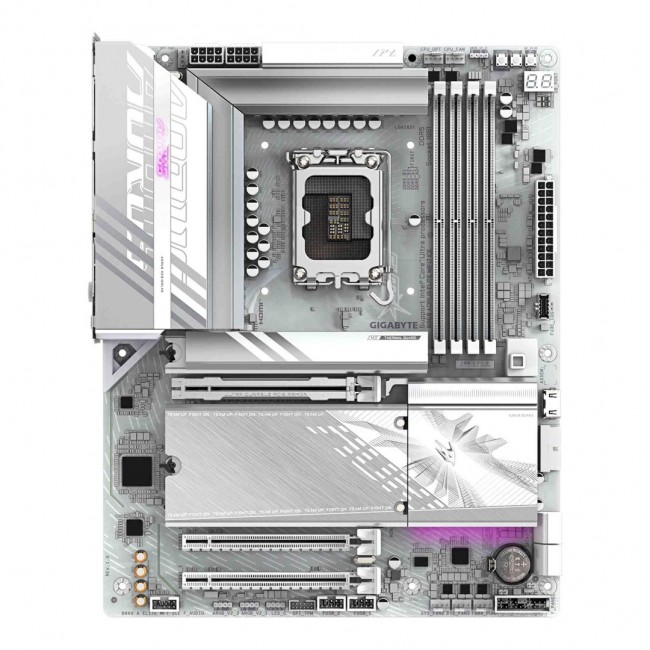 GIGABYTE B860 AORUS ELITE WIFI7 ICE Motherboard - Intel Core Ultra Series CPUs, 14+1+2+1 Phases VRM, up to 9200MHz DDR5, 1xPCIe 5.0 + 2xPCIe 4.0 M.2, 2.5GbE LAN, WIFI 7, USB 4 GIGABYTE B860 AORUS ELITE WIFI7 ICE Motherboard - Intel Core Ultra Series CPUs, 14+1+2+1 Phases VRM, up to 9200MHz DDR5, 1xPCIe 5.0 + 2xPCIe 4.0 M.2, 2.5GbE LAN, WIFI 7, USB 4