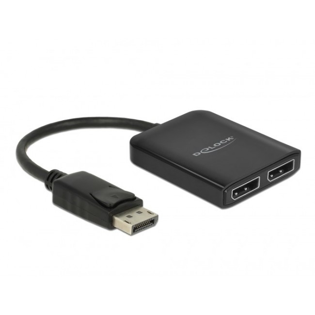 DeLOCK DisplayPort 1.4 Splitter 1 x DisplayPort to 2 x DisplayPort MST